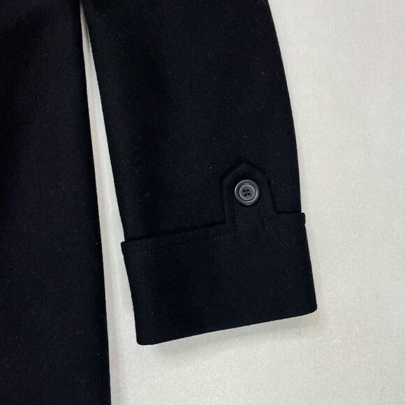 J Crew Peacoat Wool Jacket Women Size 8 Black - Picture 4 of 9